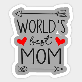 World's Best Mom - Mother's Day Gift Sticker